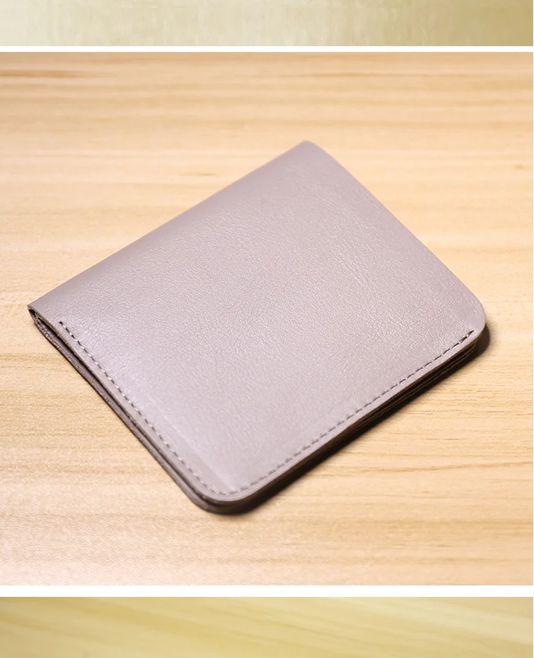 Genuine Leather Casual men wallet luxury design Short purse slim Card Holder Solid money bag famous brand thin minimalist wallet - Image 25