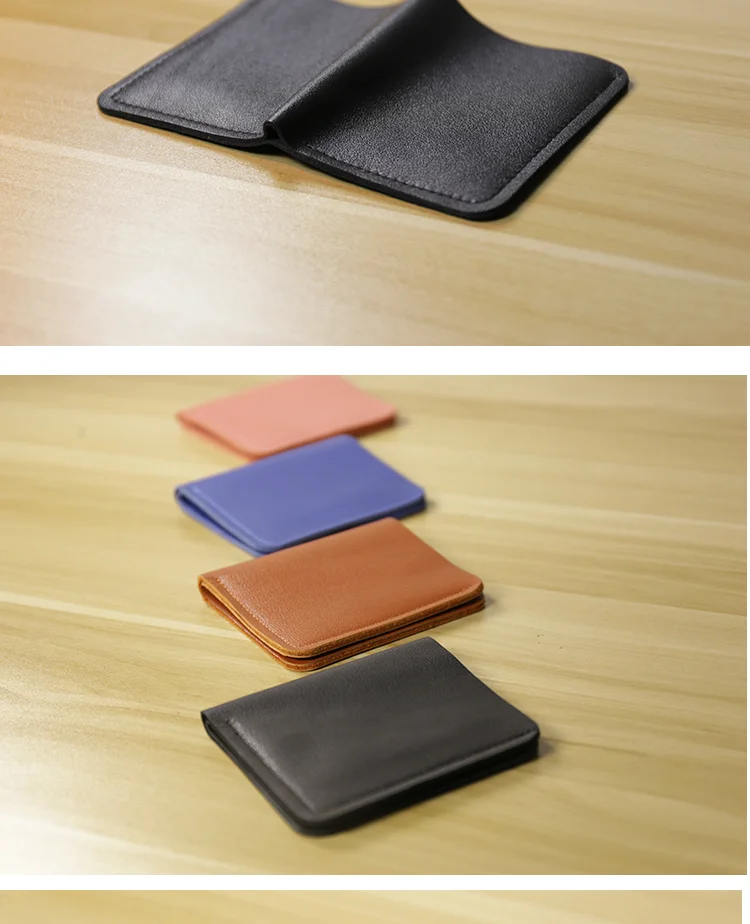 Genuine Leather Casual men wallet luxury design Short purse slim Card Holder Solid money bag famous brand thin minimalist wallet - Image 18