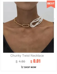 Lacteo Punk Multi Layered Gold Color Chain Choker Necklace Jewelry for Women Hip Hop Big Thick Chunky Clavicle Chain Necklace - Image 31