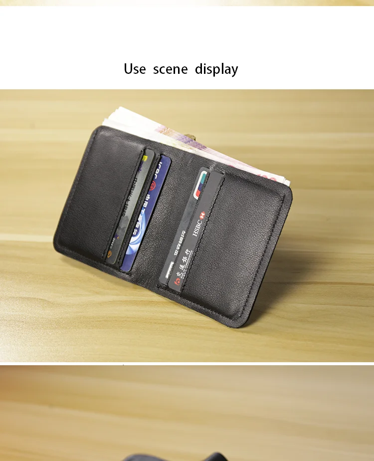 Genuine Leather Casual men wallet luxury design Short purse slim Card Holder Solid money bag famous brand thin minimalist wallet - Image 17