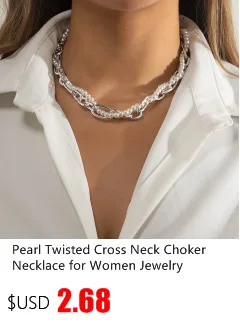 Lacteo Punk Multi Layered Gold Color Chain Choker Necklace Jewelry for Women Hip Hop Big Thick Chunky Clavicle Chain Necklace - Image 36