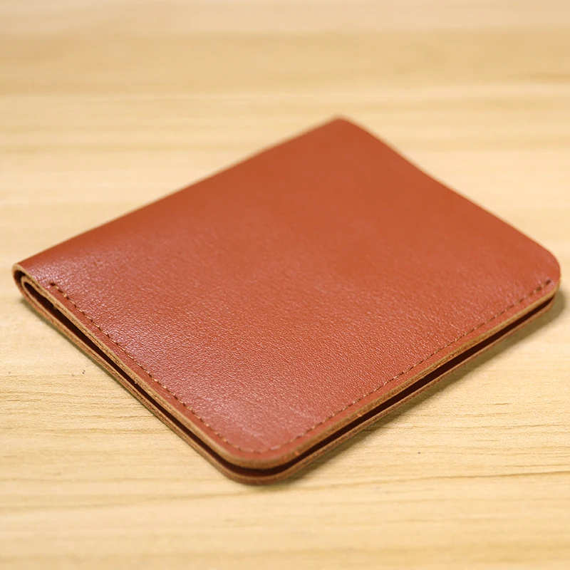 Genuine Leather Casual men wallet luxury design Short purse slim Card Holder Solid money bag famous brand thin minimalist wallet - Image 11