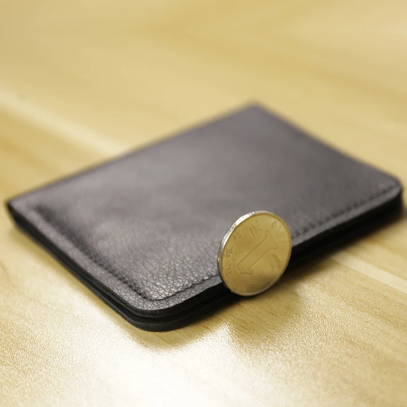 Genuine Leather Casual men wallet luxury design Short purse slim Card Holder Solid money bag famous brand thin minimalist wallet - Image 5