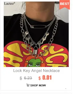 Lacteo Punk Multi Layered Gold Color Chain Choker Necklace Jewelry for Women Hip Hop Big Thick Chunky Clavicle Chain Necklace - Image 26