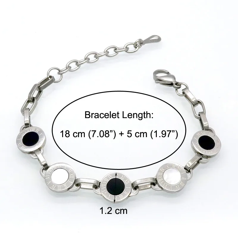 Gorgeous Gold/Rose /Silver Color White Shell Black Resin Charm Bracelet Wedding Party Beads Bracelets For Women Bridal Pulseras - Image 8