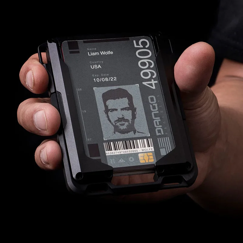 leather Credit Card Holder Wallets Men Brand Rfid Black brown Magic mutifunciton Slim Mini Wallet Small Money Bag Male Purses - Image 35