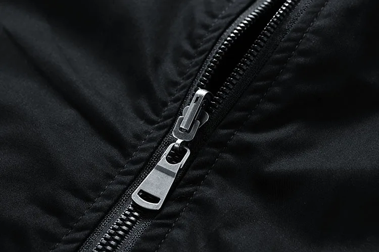 Men's Double-Sided Wear Busin Coat Spring Autumn Cotton Casual Jaet Busin Sle V-Ne Zipper ket Wear-resistant - Image 20