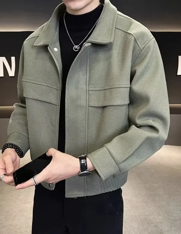 Korean Popular Clothes Men's Jackets Streetwear Men's Clothing Multiple Pockets Hong Kong Style Windbreaker Jacket Multifunction