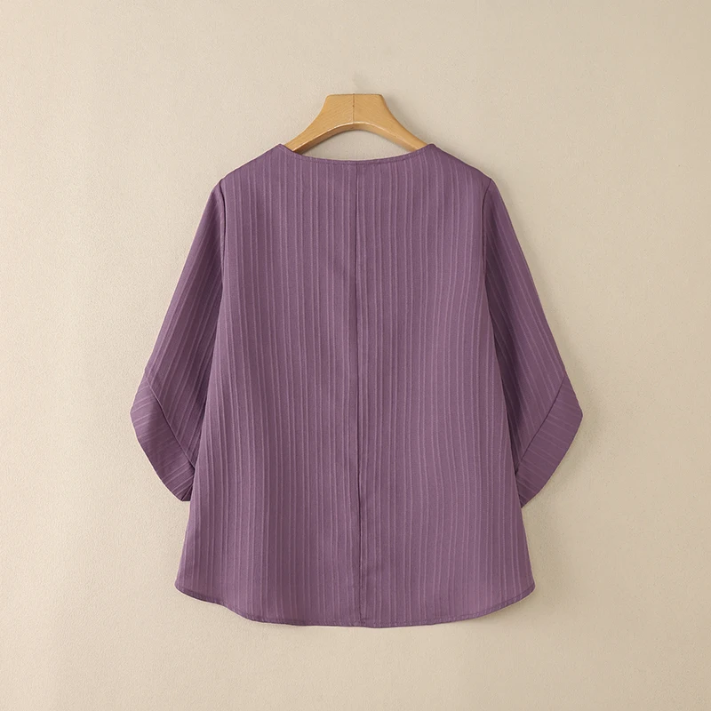 ZANZEA Elegant Blusas Women Autumn Solid Color Blouse 2025 Stylish O Neck Tops Fashion 3/4 Lantern Sleeve Casual Loose Tunics - Image 23