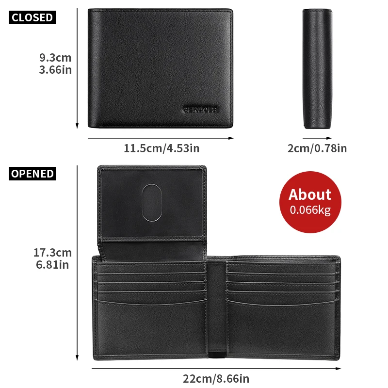 Men's Wallet 2025 New Arrival Genuine Leather Large Capacity Zipper Wallet Card Holder Integrated Ultra-Thin Wallet - Image 3