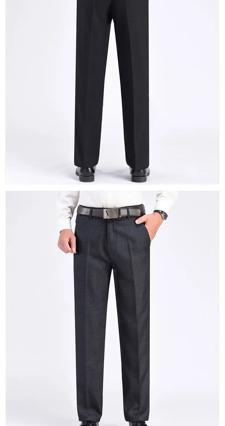 New Men's Autumn Thick Casual Suit Pants Classic Business Fashion Stretch Summer Thin Trousers Male Brand Clothes RIYBEOE - Image 24