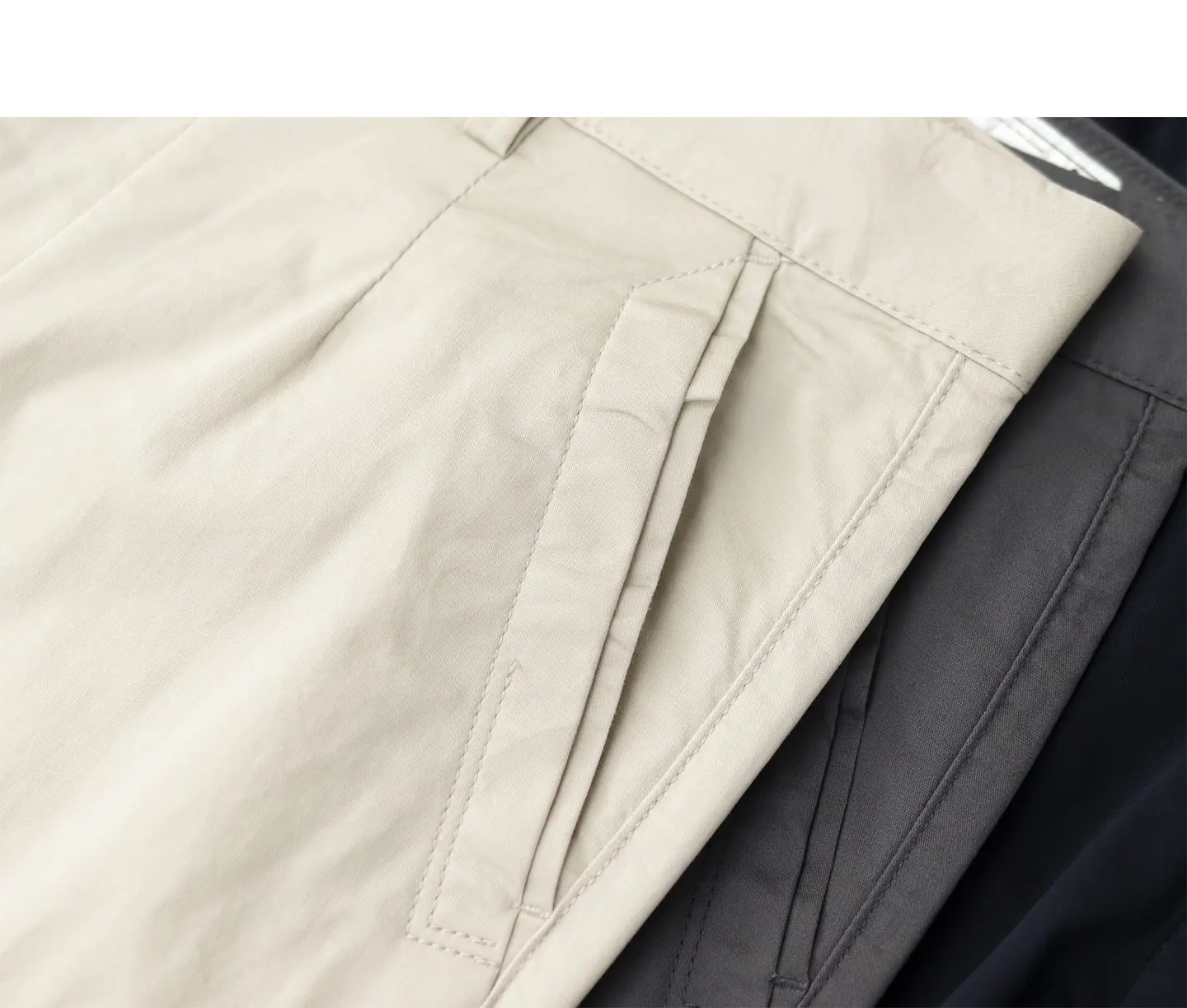 2025 Summer New American Retro Thin Micro Elasticity Casual Pants Men's Simple 98% Cotton Slim CHINO Business Straight Trousers - Image 20