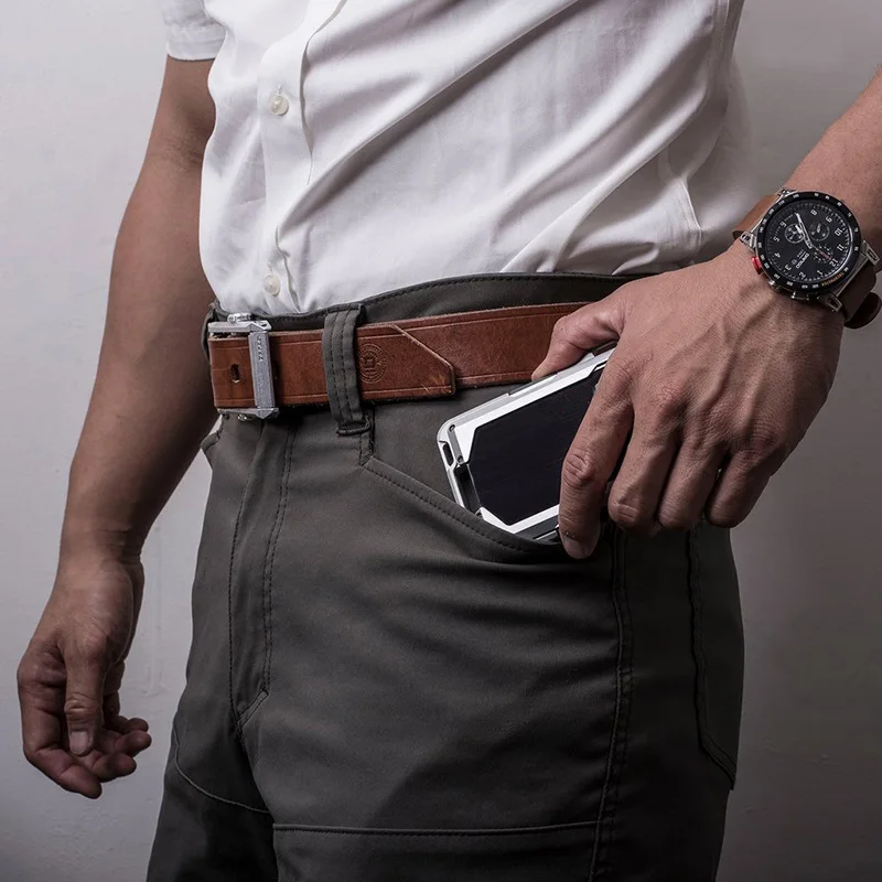 leather Credit Card Holder Wallets Men Brand Rfid Black brown Magic mutifunciton Slim Mini Wallet Small Money Bag Male Purses - Image 30