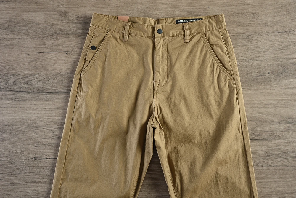 2024 Summer New American Thin Quick-drying Stretch Casual Pants Men's Simple 97% Cotton Slim CHINO Business Straight Trousers - Image 17