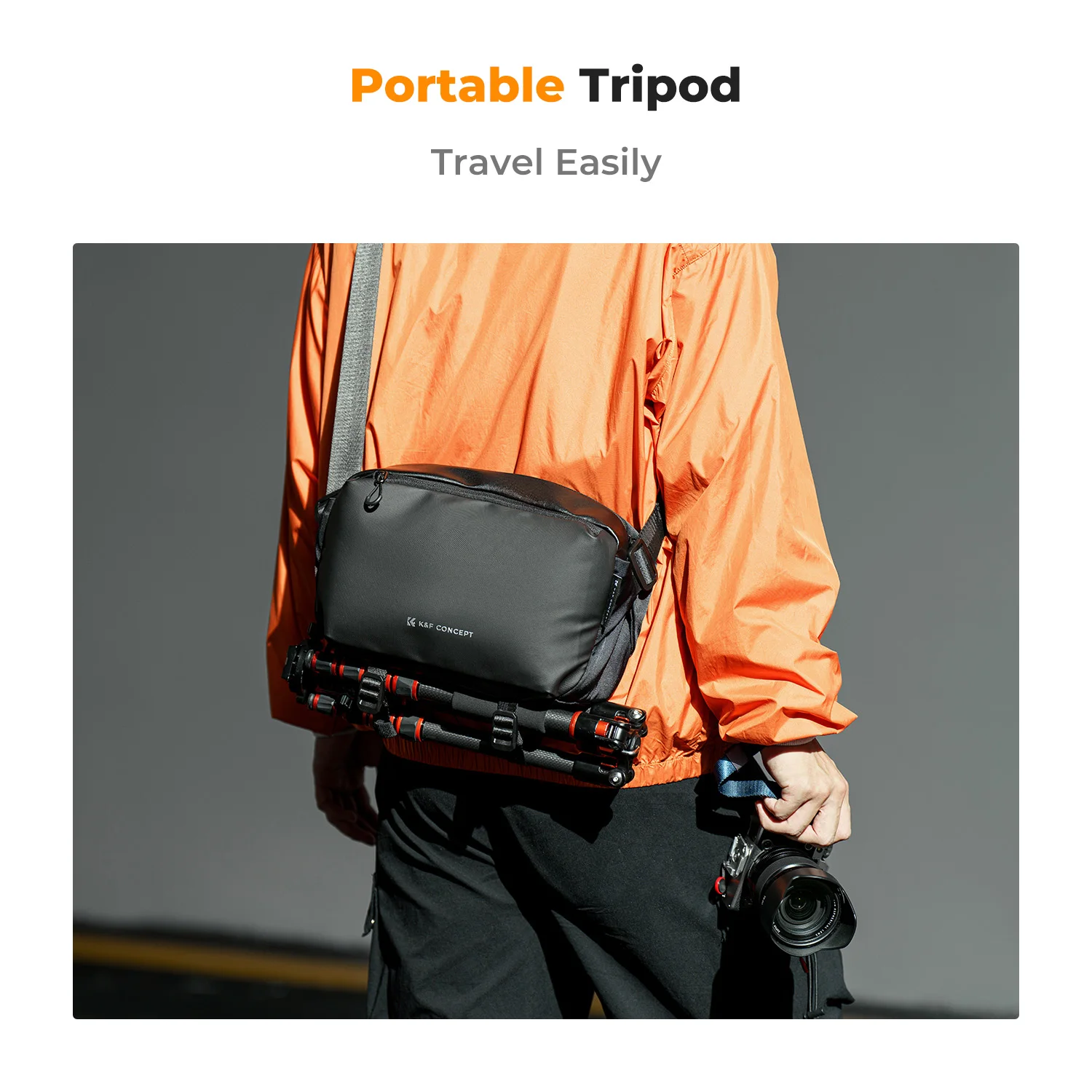 K&F CONCEPT 10L Camera Shoulder Bag for Digital Canon/Nikon/Sony/DJI Drone Lightweight Travel Photography Sling Bag Carry Pouchs - Image 17