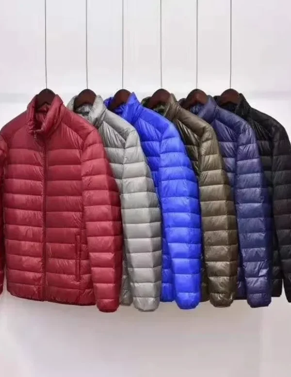 New Autumn And Winter Men's Fashion Hooded Super Light Warm Slim Coat Down Jacket Men's Coat