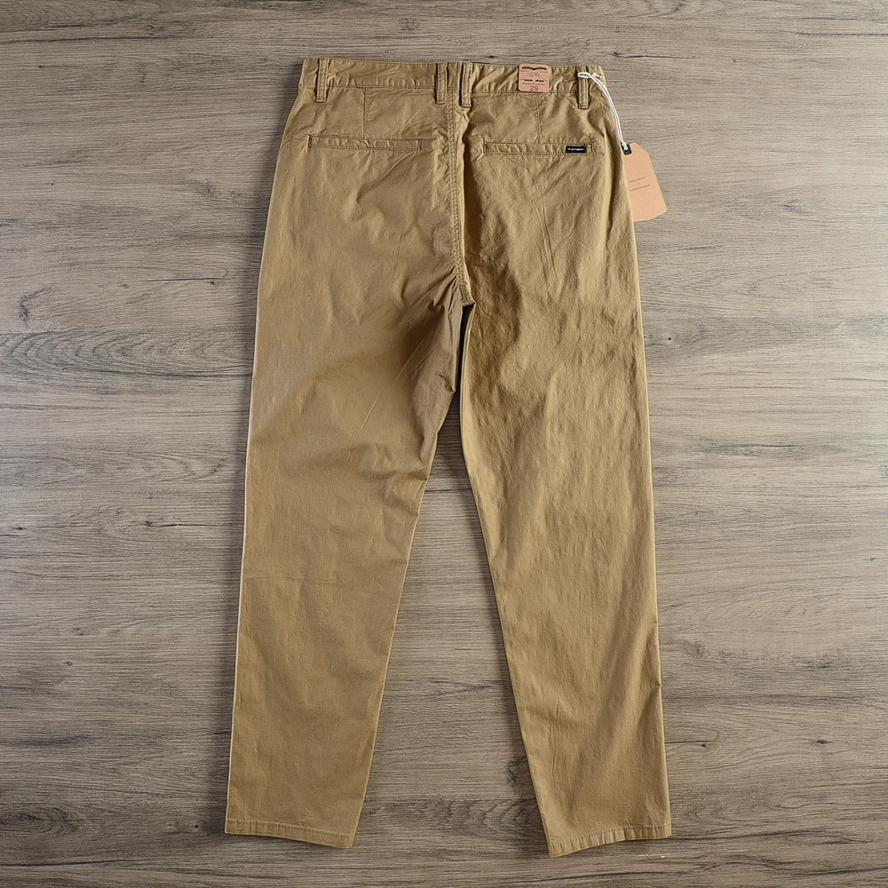 2024 Summer New American Thin Quick-drying Stretch Casual Pants Men's Simple 97% Cotton Slim CHINO Business Straight Trousers - Image 28