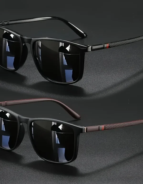 2pcs Luxury Square Vintage Polarized Cycling Sunglasses Men Women Fashion Travel Driving Fishing Sun Glasses Male Eyewear UV400