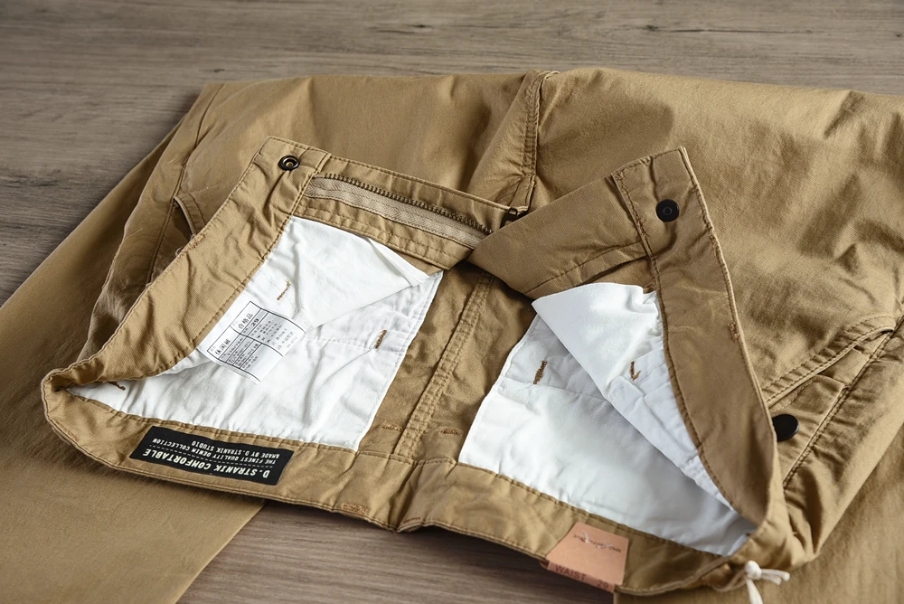 2024 Summer New American Thin Quick-drying Stretch Casual Pants Men's Simple 97% Cotton Slim CHINO Business Straight Trousers - Image 31