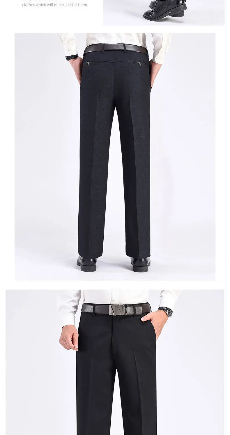 New Men's Autumn Thick Casual Suit Pants Classic Business Fashion Stretch Summer Thin Trousers Male Brand Clothes RIYBEOE - Image 22
