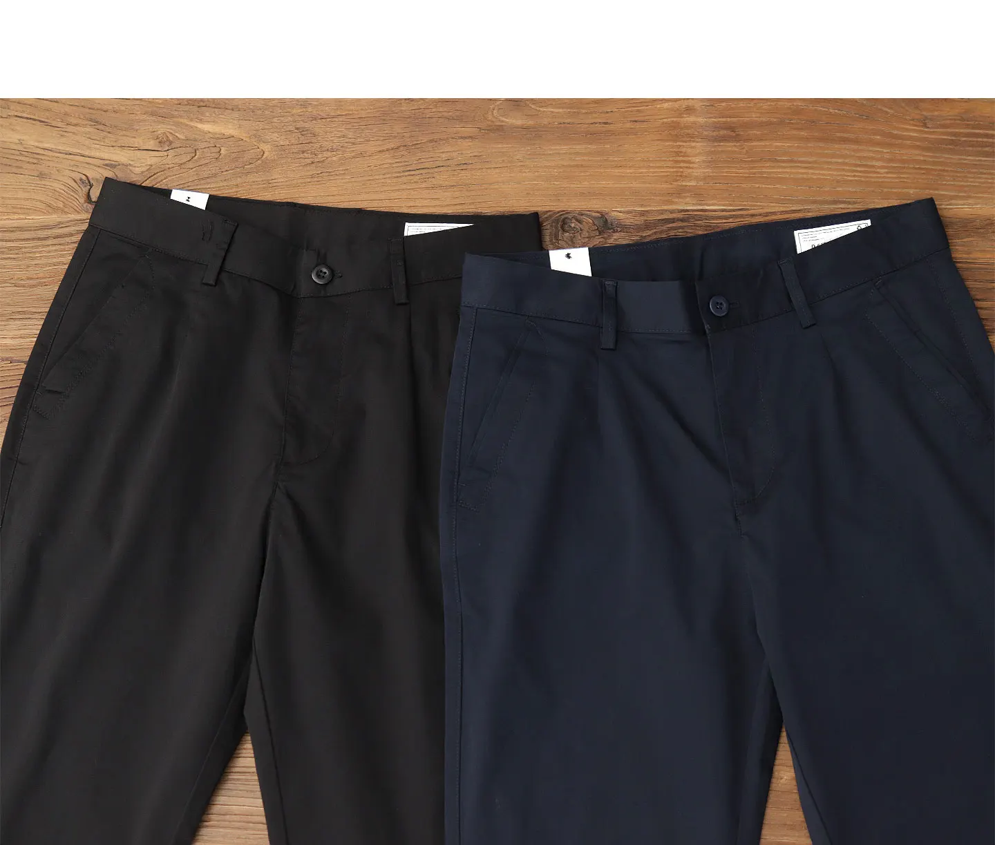 2025 Summer New American Retro Thin Micro Elasticity Casual Pants Men's Simple 98% Cotton Slim CHINO Business Straight Trousers - Image 28