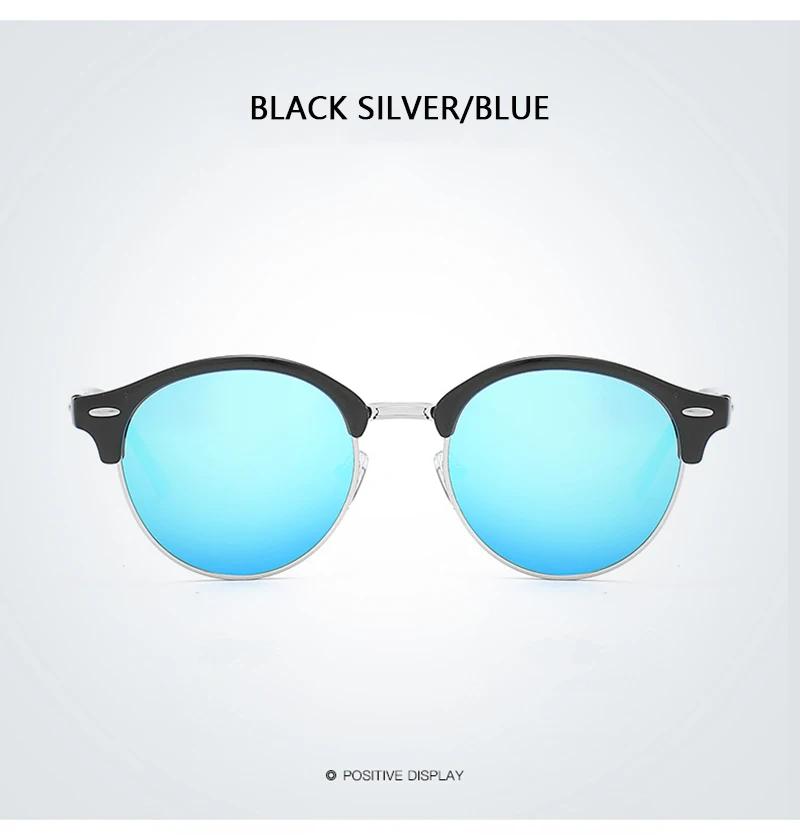 Classic Round Polarized Sunglasses Men Women Brand Designer Retro Half Frame Sun Glasses Vintage Driving Vacation Eyewear UV400 - Image 28