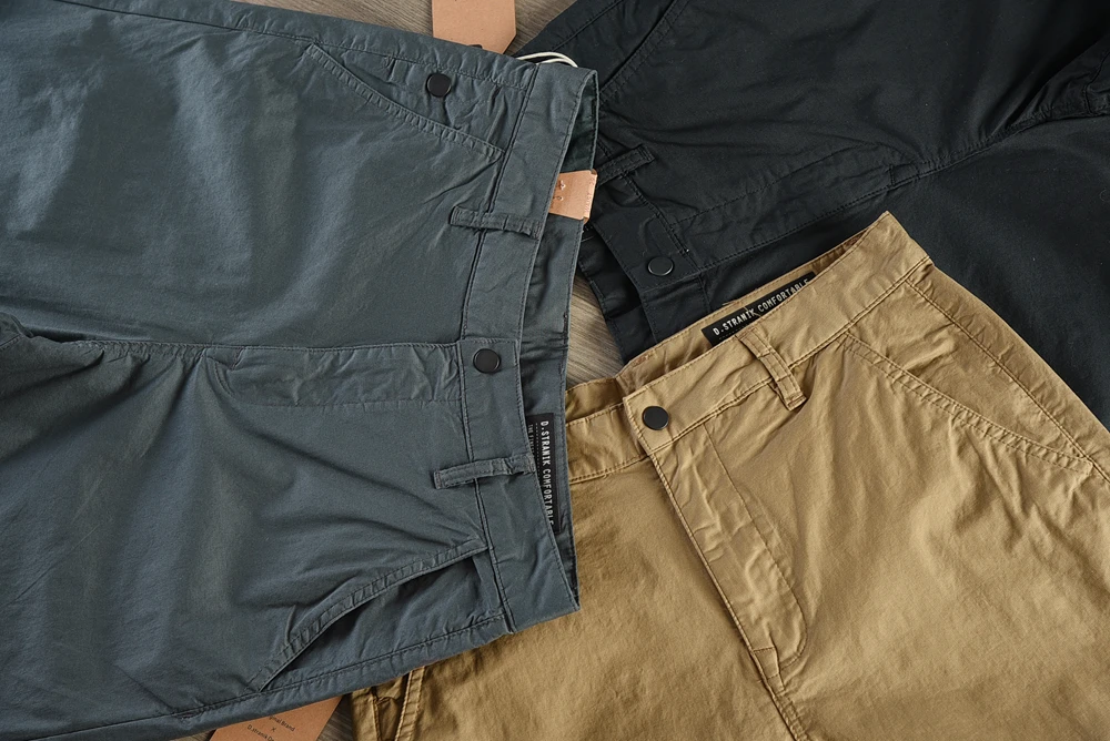 2024 Summer New American Thin Quick-drying Stretch Casual Pants Men's Simple 97% Cotton Slim CHINO Business Straight Trousers - Image 13