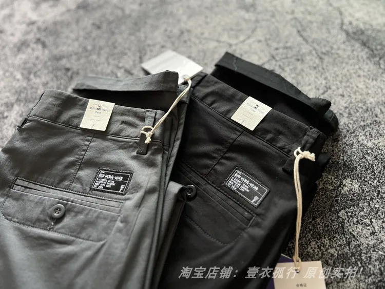 2025 Summer New American Retro Thin Micro Elasticity Casual Pants Men's Simple 98% Cotton Slim CHINO Business Straight Trousers - Image 11