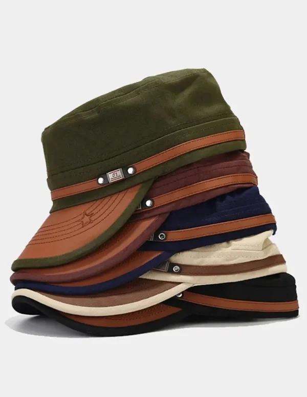 Casual Cadet Hat Man Flat Top Caps Fashion Cotton Visor Hats Summer Autumn Vintage Army Hats Adult Dad Hat Unisex Baseball Cap