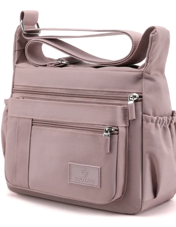 Fashion Shoulder Crossbody Bag for Women Messenger Bags Waterproof Nylon Ladies Handbag