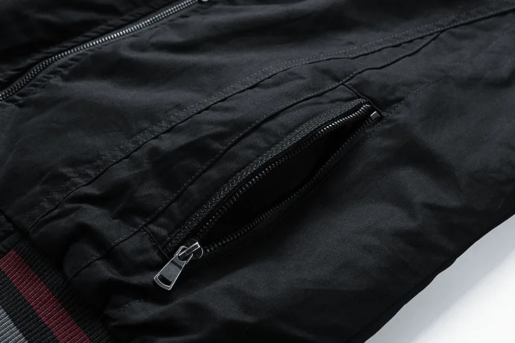 Men's Double-Sided Wear Busin Coat Spring Autumn Cotton Casual Jaet Busin Sle V-Ne Zipper ket Wear-resistant - Image 16