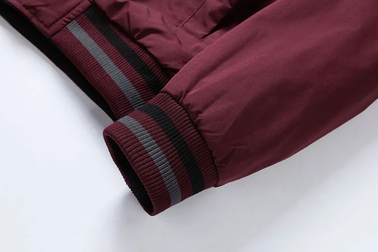 Men's Double-Sided Wear Busin Coat Spring Autumn Cotton Casual Jaet Busin Sle V-Ne Zipper ket Wear-resistant - Image 18