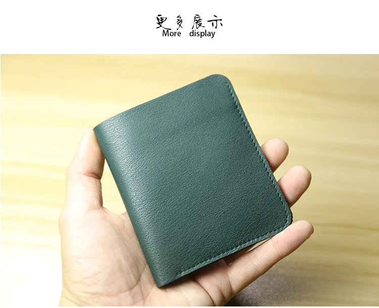 Genuine Leather Young Men small wallet Card Holder luxury designer Short Standard Wallets Casual slim money bag minimalist purse - Image 25