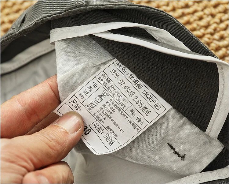 Men's Slim Fit Stretch Tapered Pants - Elastic Business Casual Cleanfit Washed Draped Trousers (Spring/Summer Trendy Chino) - Image 30