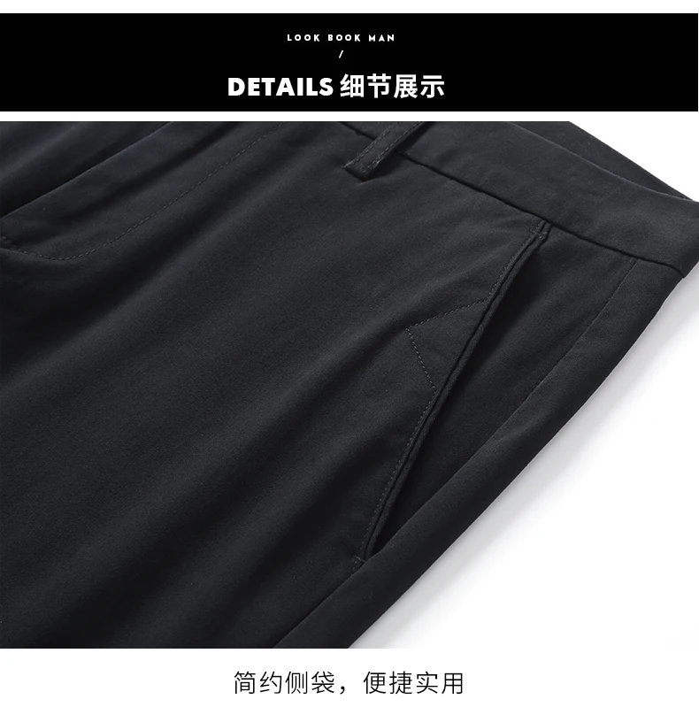 New in Spring Casual Pants Men Straight Fit Cotton Stretch Chino Trouser Male Formal Work Business Dress Khaki Fashion Regular - Image 31