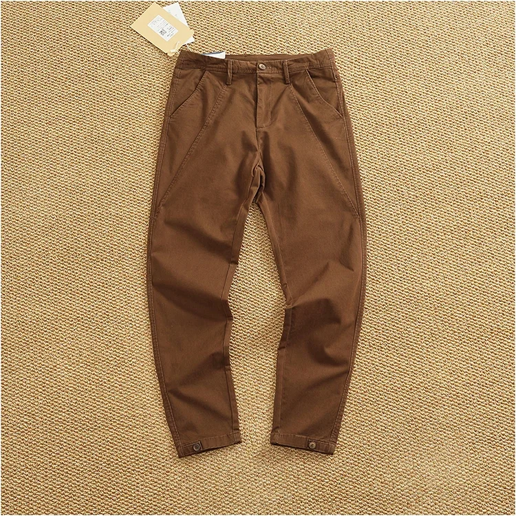 Men's Slim Fit Stretch Tapered Pants - Elastic Business Casual Cleanfit Washed Draped Trousers (Spring/Summer Trendy Chino) - Image 20