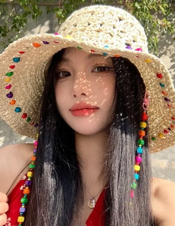 Summer Straw Hat Foldable Sun Hat Wide Large Brim Beach Hats Fashion Holiday Straw Hat Beach UV Protection Cap