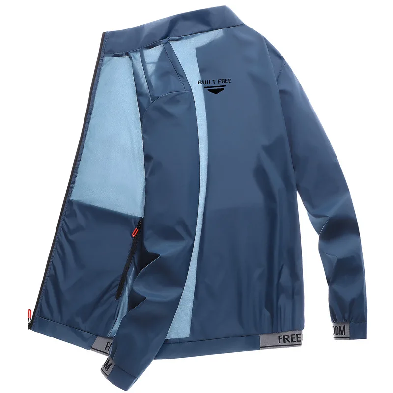 Men's sun protection clothes for summer ultra-thin breathable ice silk trendy fashion UV resistant air conditioning jacket jacke - Image 2