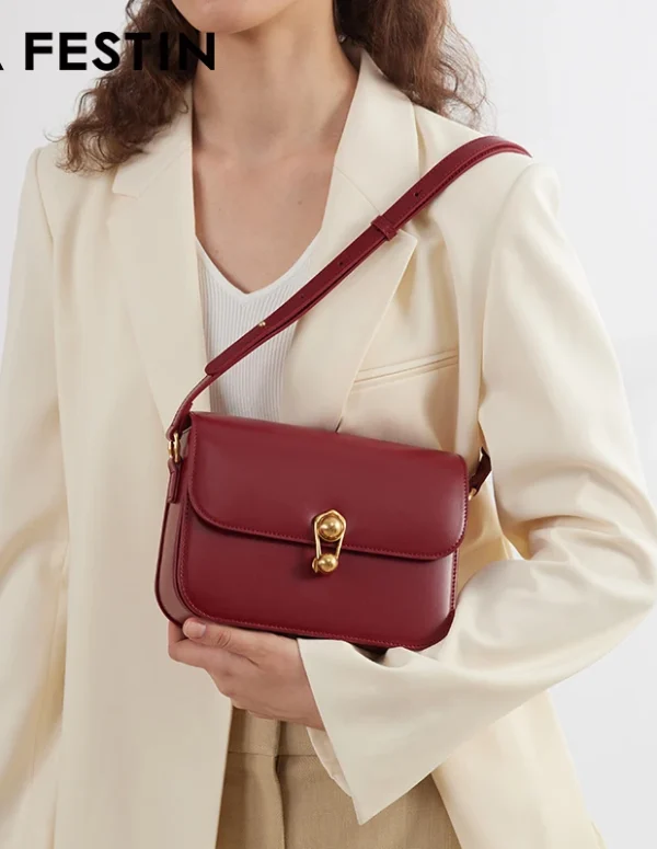 LA FESTIN Original New Designer Luxury Bag Fashion Small Shoulder Bag Crossbody Bag Women Handbag Ladies Bags Leather Purse