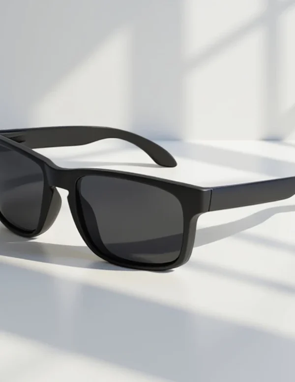 Classic Fashion Square Polarized Sunglasses Men Vintage Plastic Male Sun Glasses Women Stylish Black Outdoor Sports Shades UV400