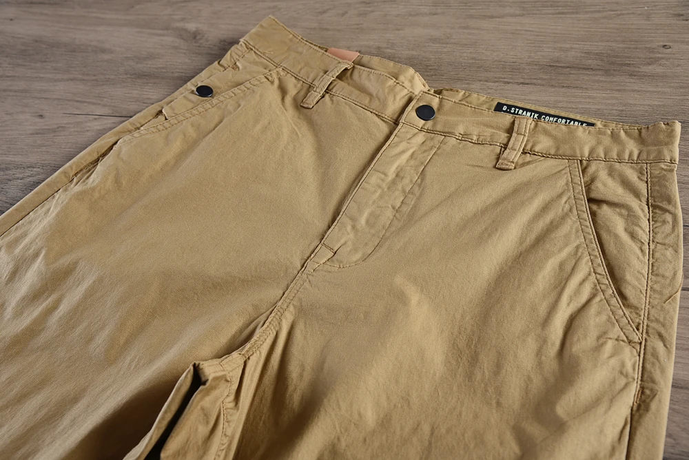 2024 Summer New American Thin Quick-drying Stretch Casual Pants Men's Simple 97% Cotton Slim CHINO Business Straight Trousers - Image 18