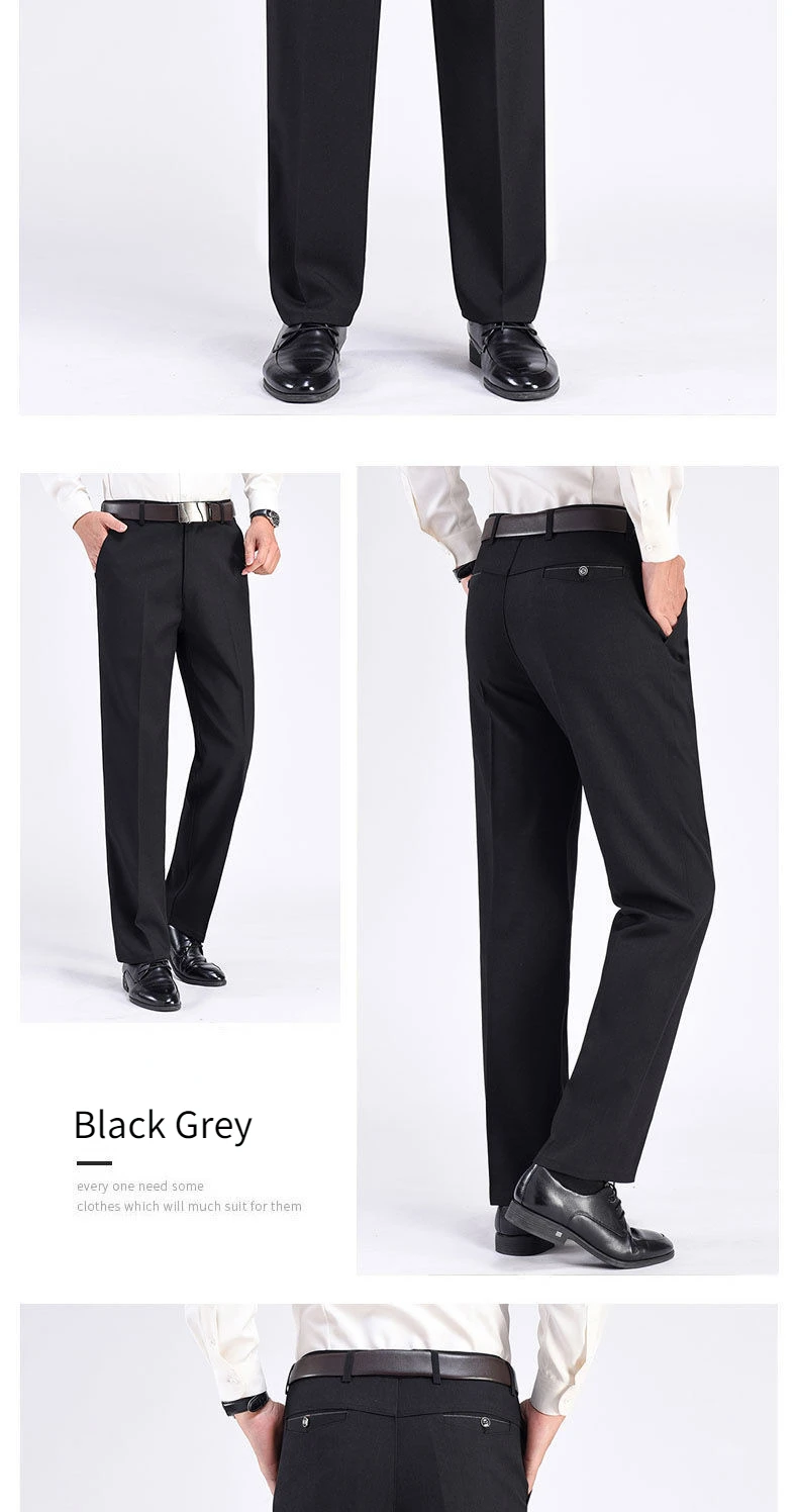 New Men's Autumn Thick Casual Suit Pants Classic Business Fashion Stretch Summer Thin Trousers Male Brand Clothes RIYBEOE - Image 23