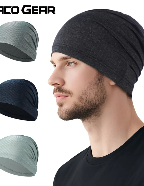 1/2PCS Quick-drying Running Cap Summer Breathable Stretchy Beanies Sport Outdoor Cycling Hiking Jogging Tennis Baseball Soft Hat