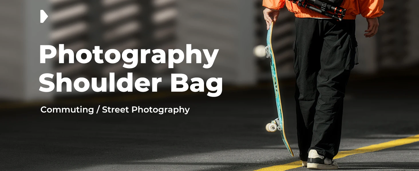 K&F CONCEPT 10L Camera Shoulder Bag for Digital Canon/Nikon/Sony/DJI Drone Lightweight Travel Photography Sling Bag Carry Pouchs - Image 13