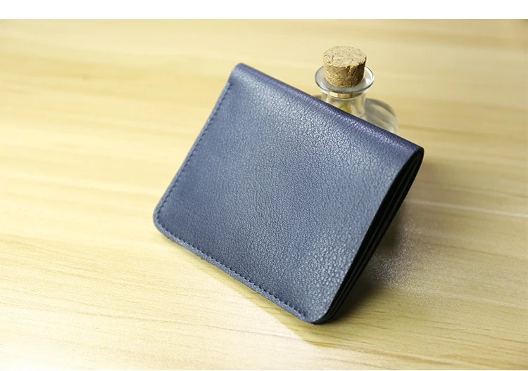 Genuine Leather Young Men small wallet Card Holder luxury designer Short Standard Wallets Casual slim money bag minimalist purse - Image 23