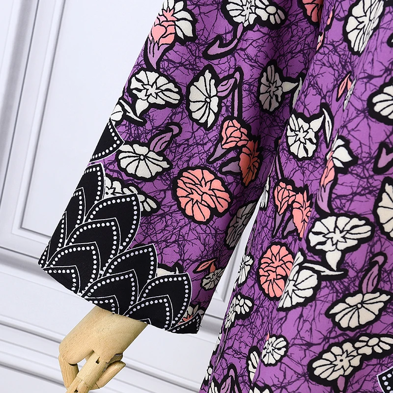 VONDA Bohemian Party Dress Elegant Women Printing Sundress Vintage Flare Long Sleeve Maxi Vestidos Oversized O-Neck Robe Femme - Image 23