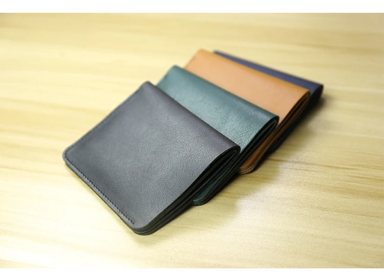 Genuine Leather Young Men small wallet Card Holder luxury designer Short Standard Wallets Casual slim money bag minimalist purse - Image 38