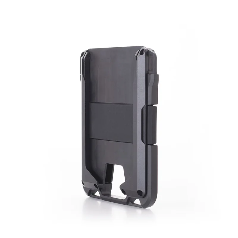 leather Credit Card Holder Wallets Men Brand Rfid Black brown Magic mutifunciton Slim Mini Wallet Small Money Bag Male Purses - Image 26