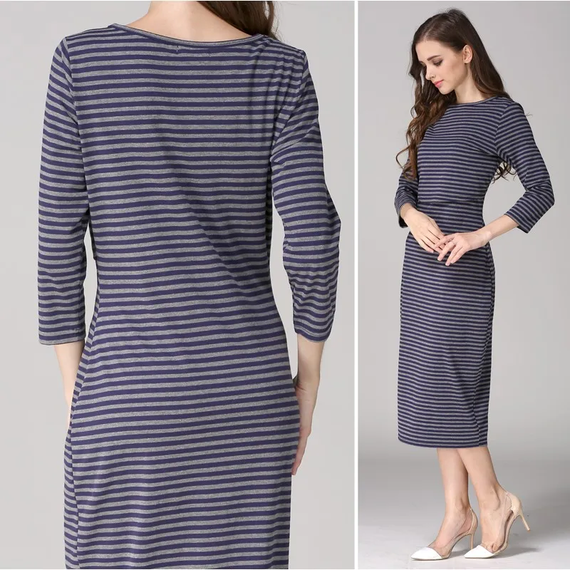 New Spring Striped Maternity Breastfeeding Dresses Pregnancy Clothes Women Pregnant Nursing Lactation Dress Drop Shipping - Image 24