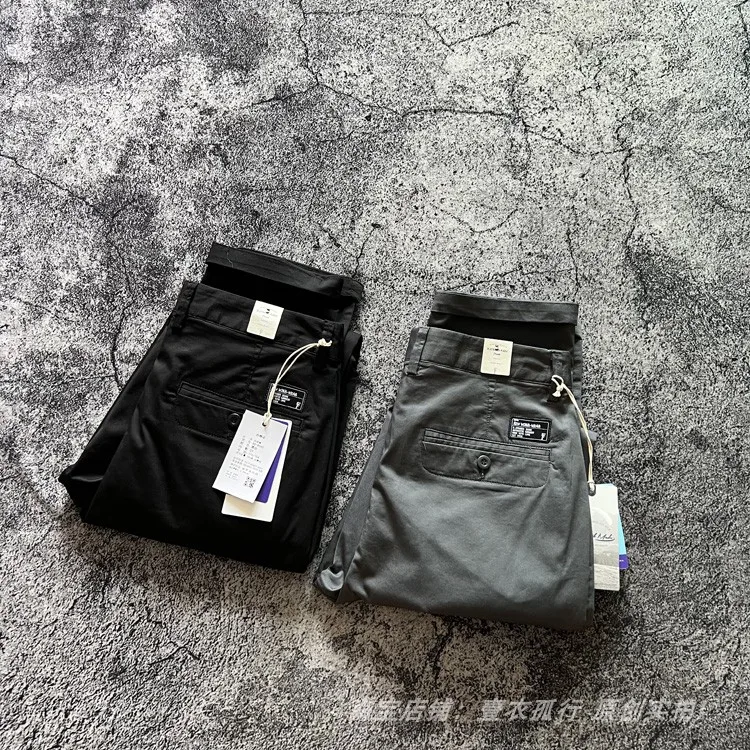 2025 Summer New American Retro Thin Micro Elasticity Casual Pants Men's Simple 98% Cotton Slim CHINO Business Straight Trousers - Image 10